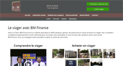 Desktop Screenshot of bm-finance.fr