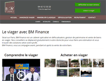 Tablet Screenshot of bm-finance.fr